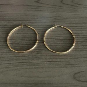 Gold Hoop Earrings